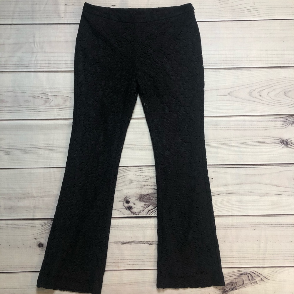 INC black lace, boot cut, dress pants.